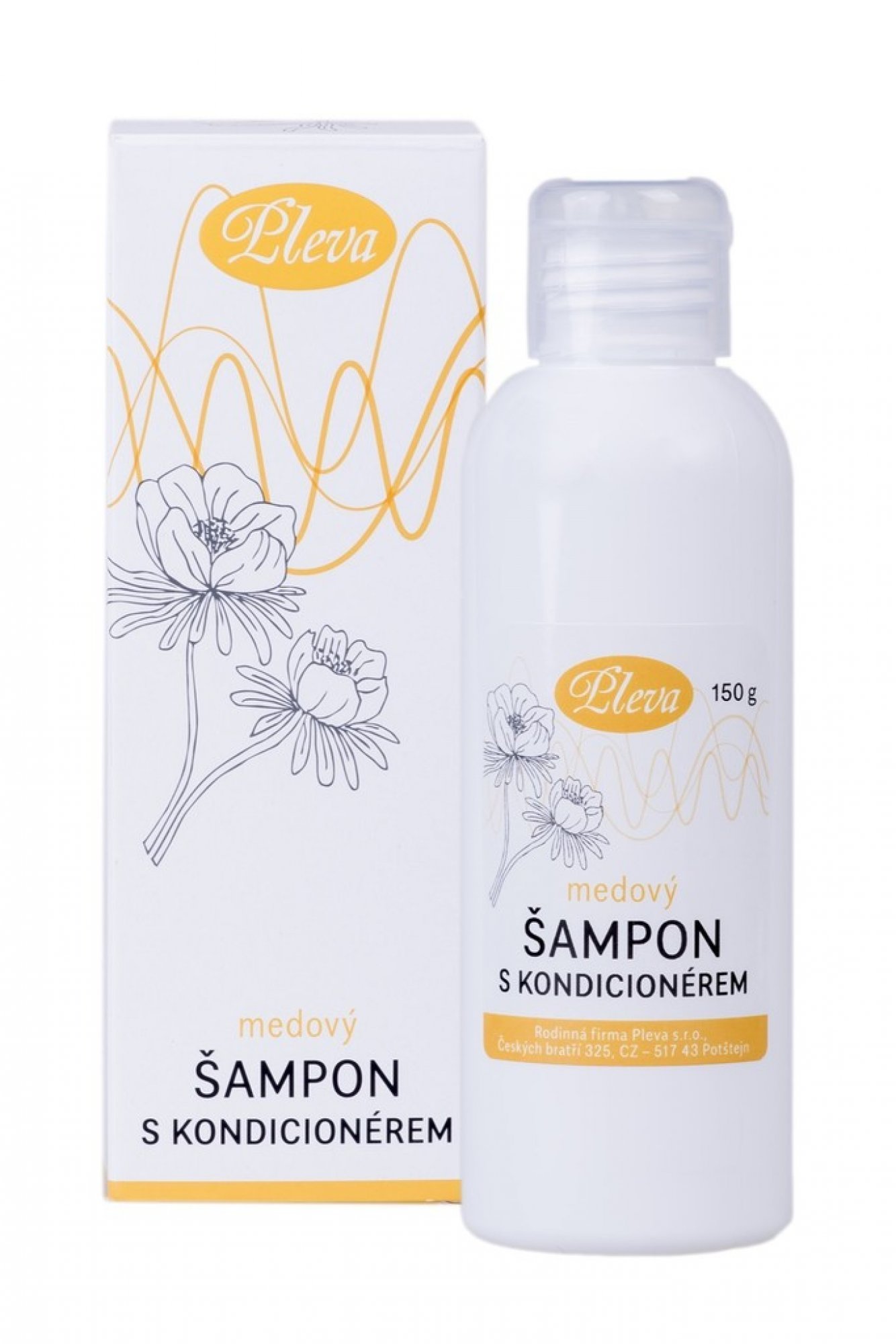 Pleva Medový šampon s kondicionérem 150 ml